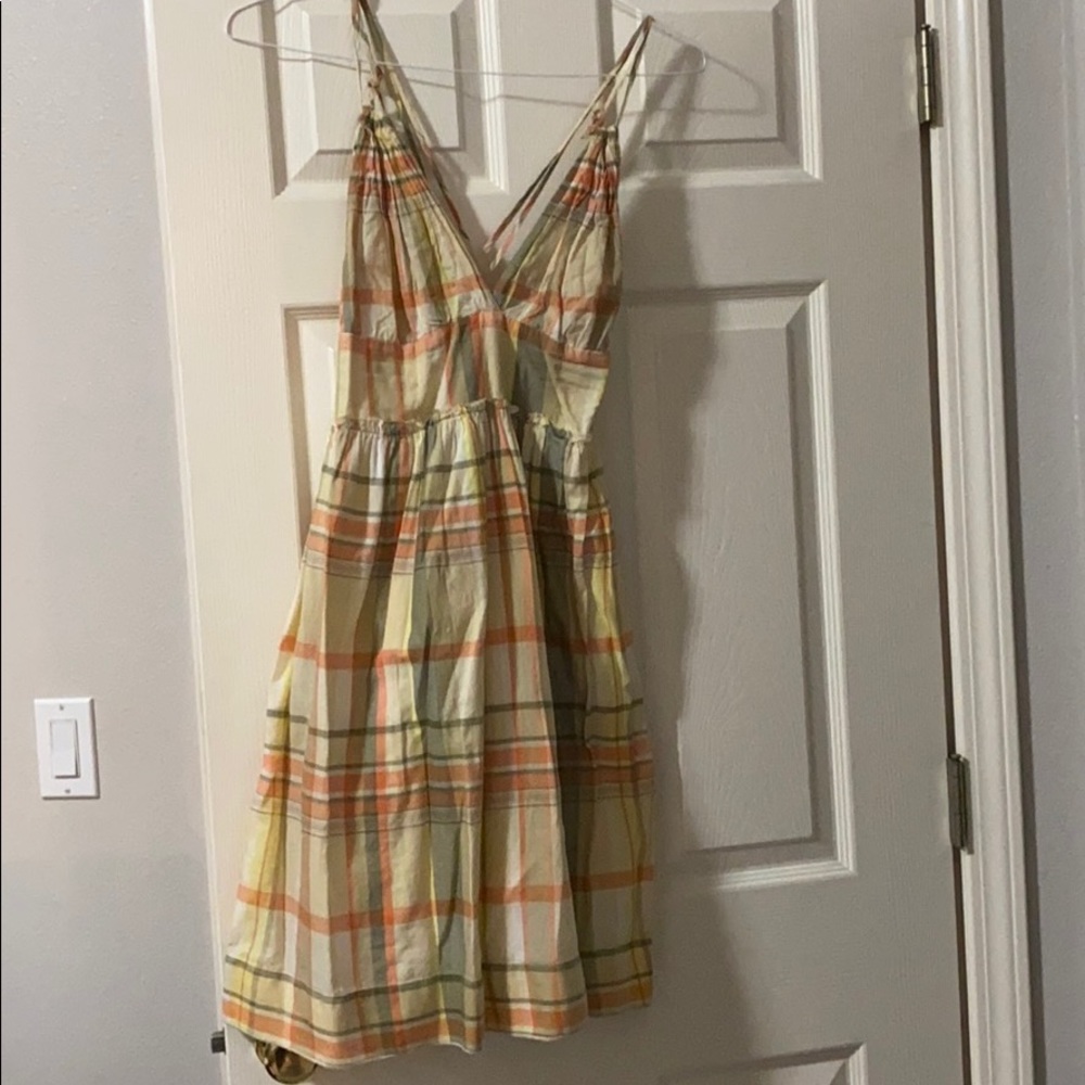 Summer plaid dress